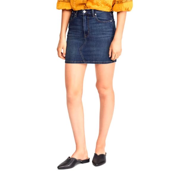 Free People Dresses & Skirts - FREE PEOPLE Teagan Denim Jean Mini Skirt NWT 29